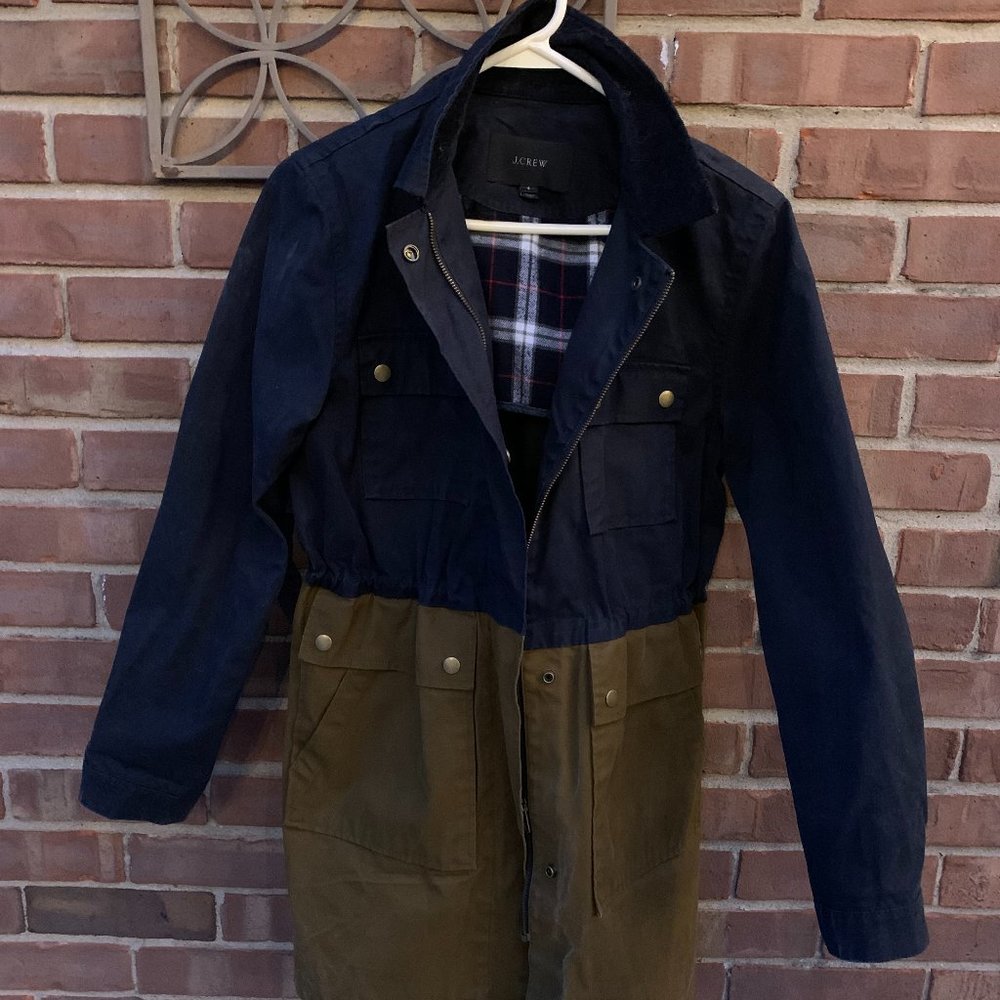 J. Crew Waxed Canvas Field Jacket Barn Coat
